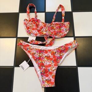 NWT Monday Swimwear set